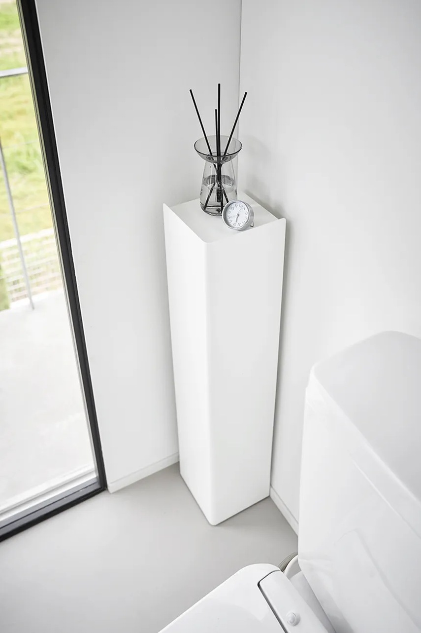 Δίσκος χαρτιού υγείας Yamazaki Tower 80,5 cm χρώμα: άσπρο φωτογραφία