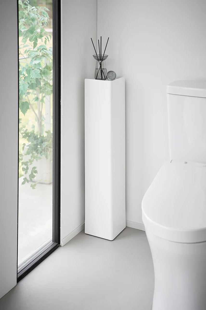 Δίσκος χαρτιού υγείας Yamazaki Tower 80,5 cm χρώμα: άσπρο φωτογραφία