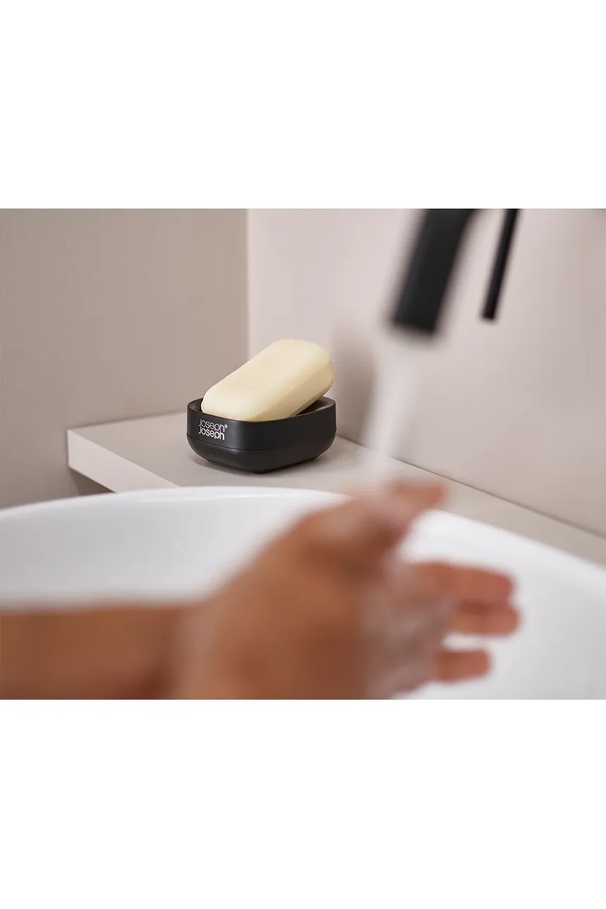 Θήκη σαπουνιού Joseph Joseph Slim 7 x 14 x 2 cm χρώμα: μαύρο φωτογραφία