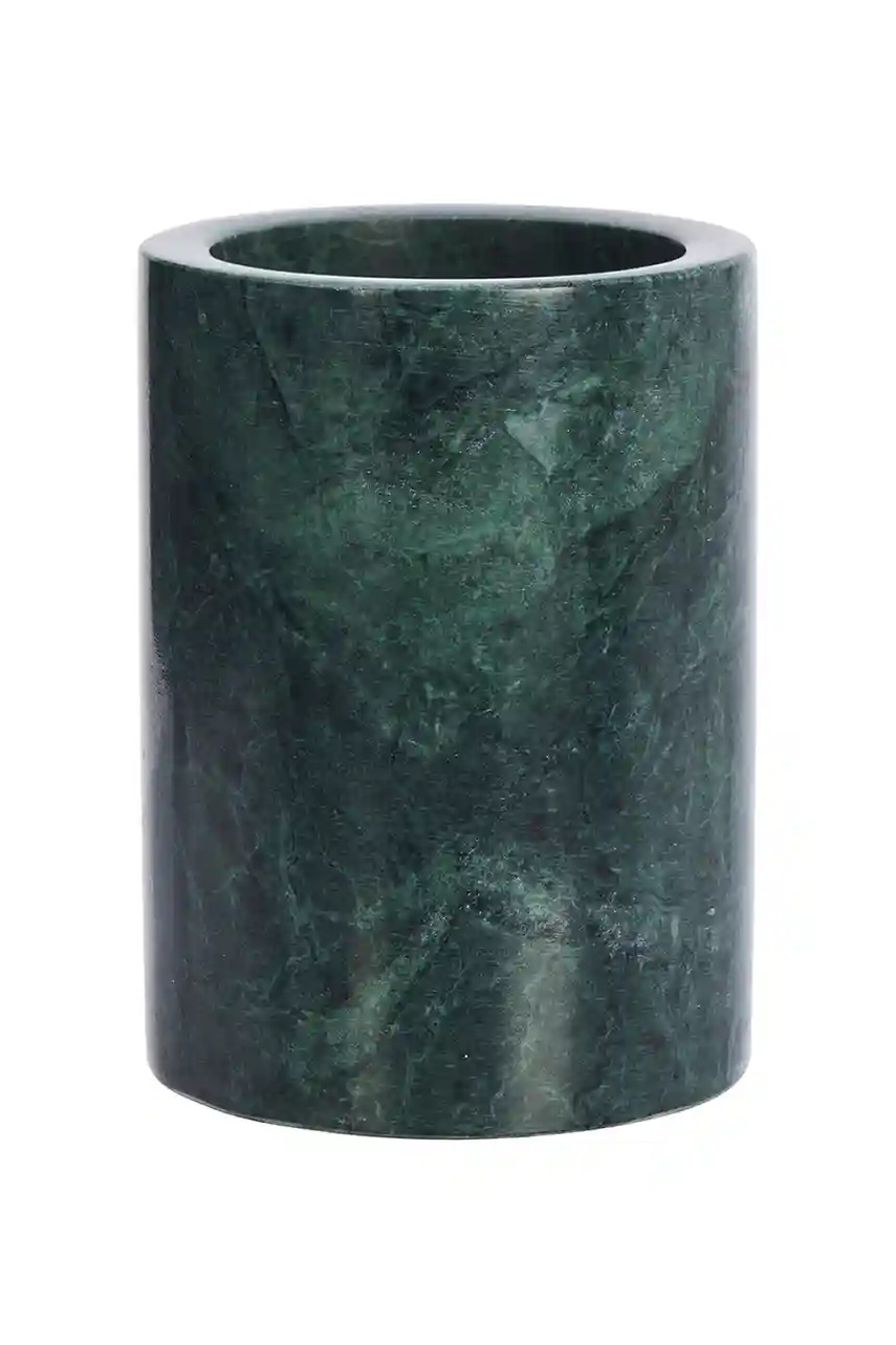 Levně Držák na zubní kartáček Madam Stoltz 7,5 x 10 cm zelená barva