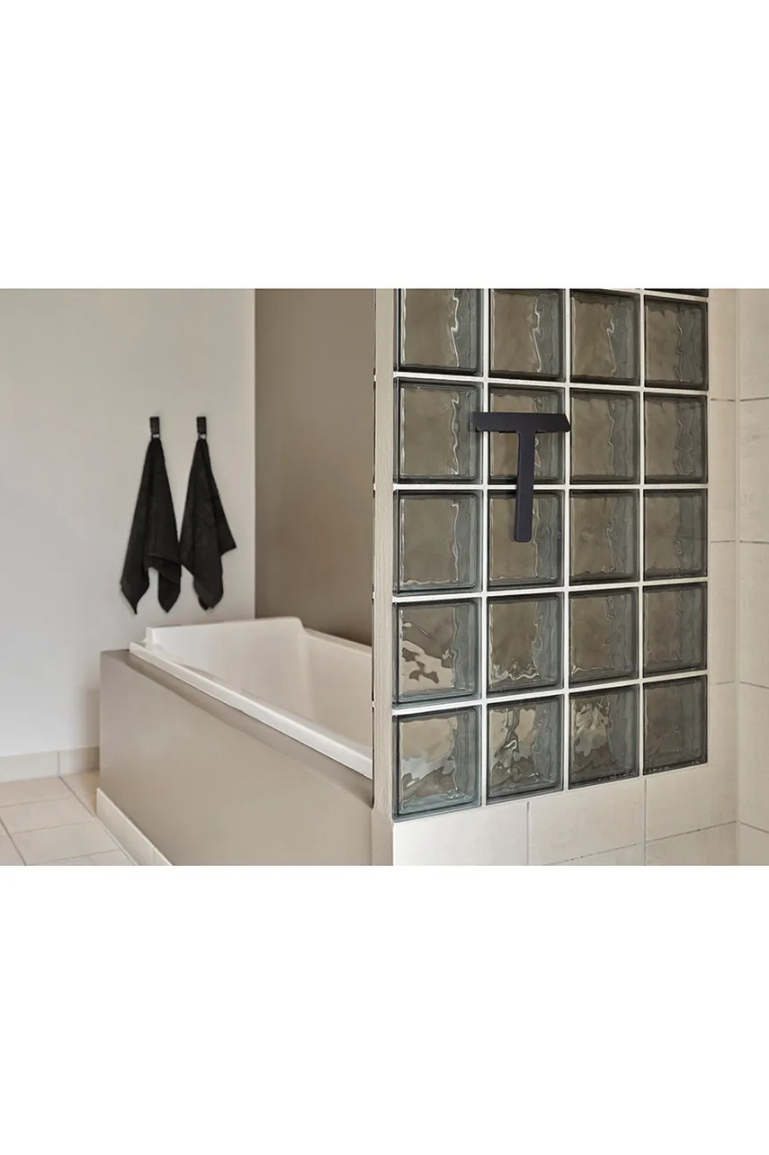 Μάκτρο ντους με γάντζο Zone Denmark Ume 24 x 22 cm χρώμα: μαύρο φωτογραφία