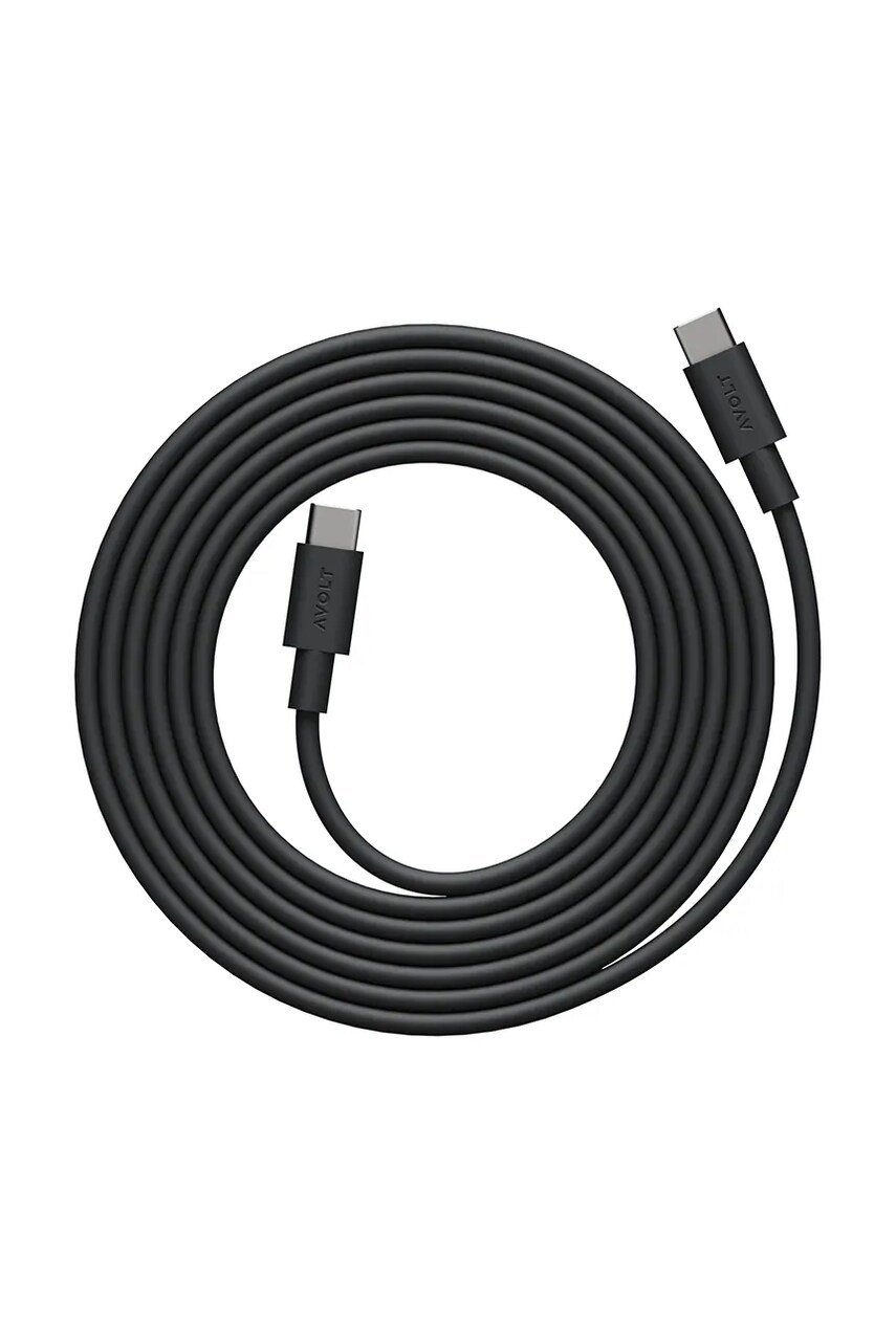Levně USB nabíjecí kabel Avolt Cable 1, / USB-C to USB-C / 2 m černá barva