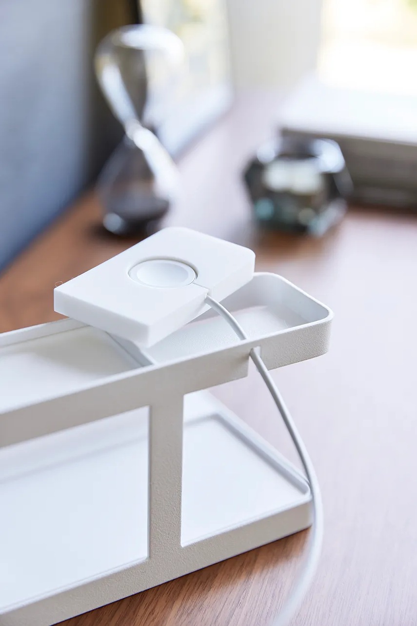 Ράφι για ηλεκτρονικές συσκευές Yamazaki Tower χρώμα: άσπρο φωτογραφία