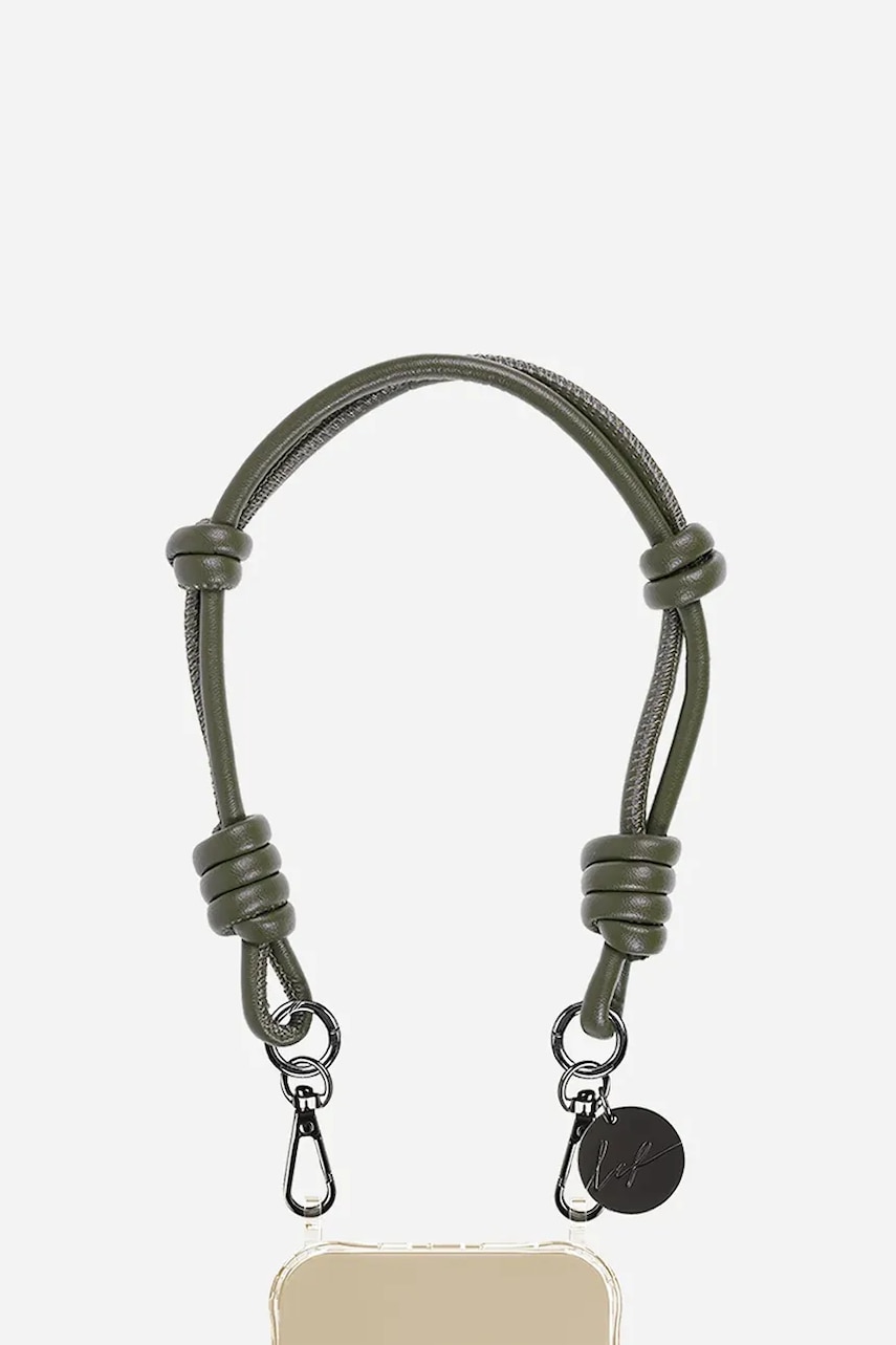 LaCoqueFrançaise curea telefon 40 CM culoarea verde