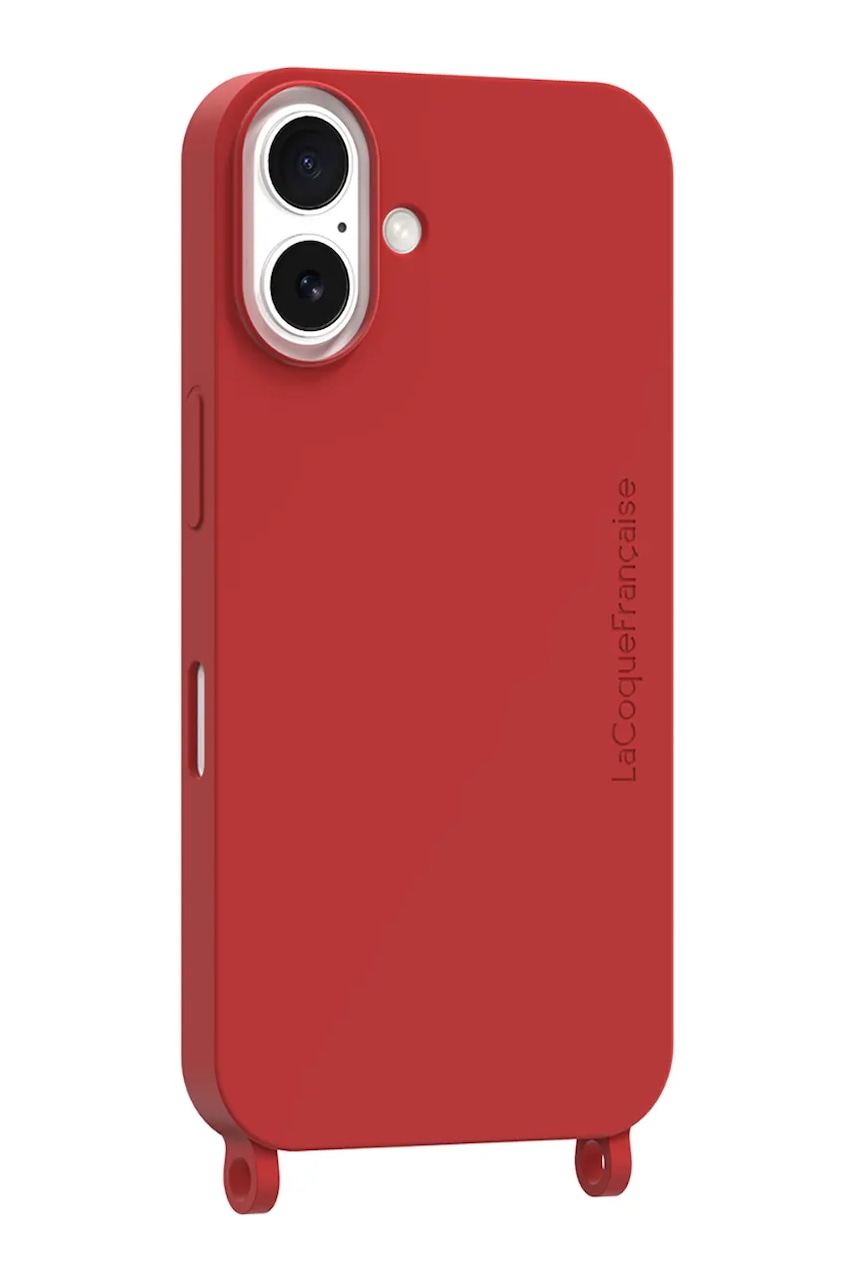 LaCoqueFrançaise husă pentru telefon IPHONE 17 culoarea roșu