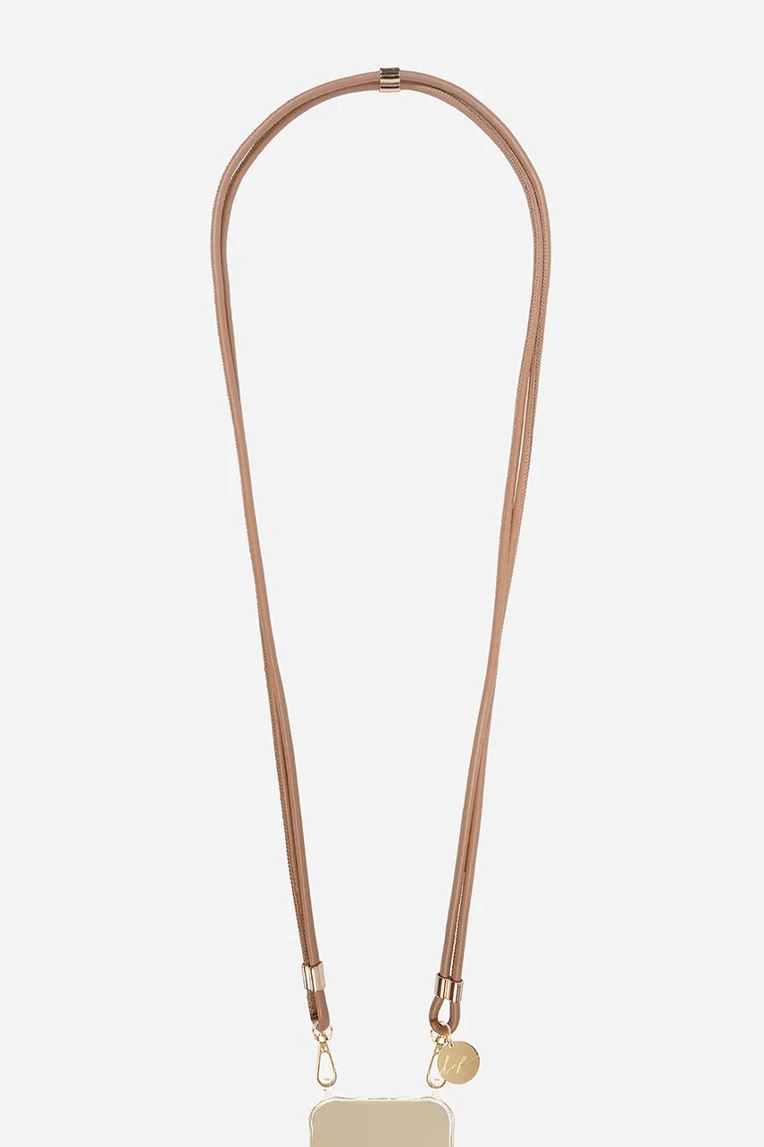 LaCoqueFrançaise αλυσιδάκι κινητού 120 cm LE321998 καφέ ONE SIZE