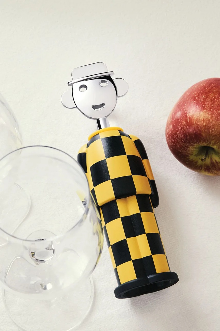 Alessi Ανοιχτήρι για κρασί από γυαλισμένο μέταλλο φωτογραφία