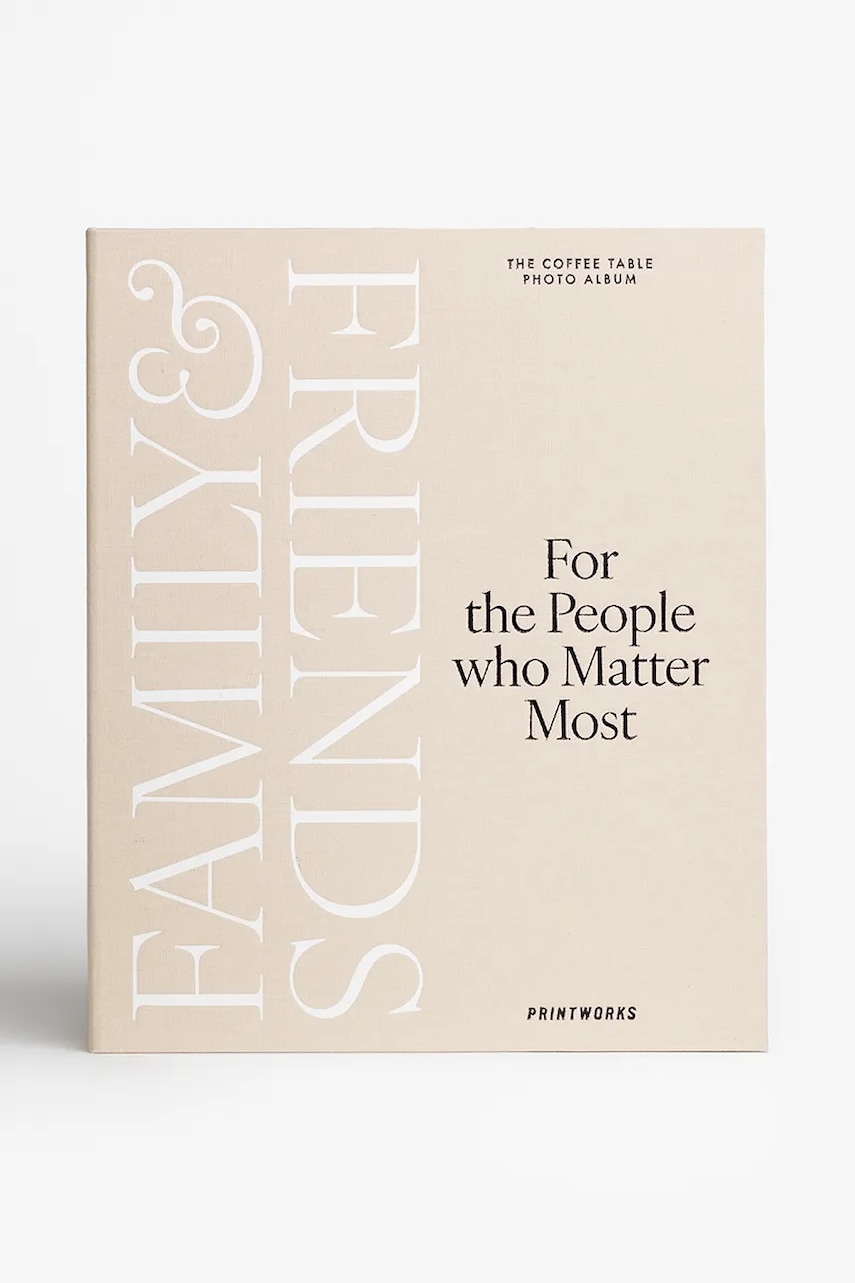 Printworks album foto Family and Friends culoarea bej