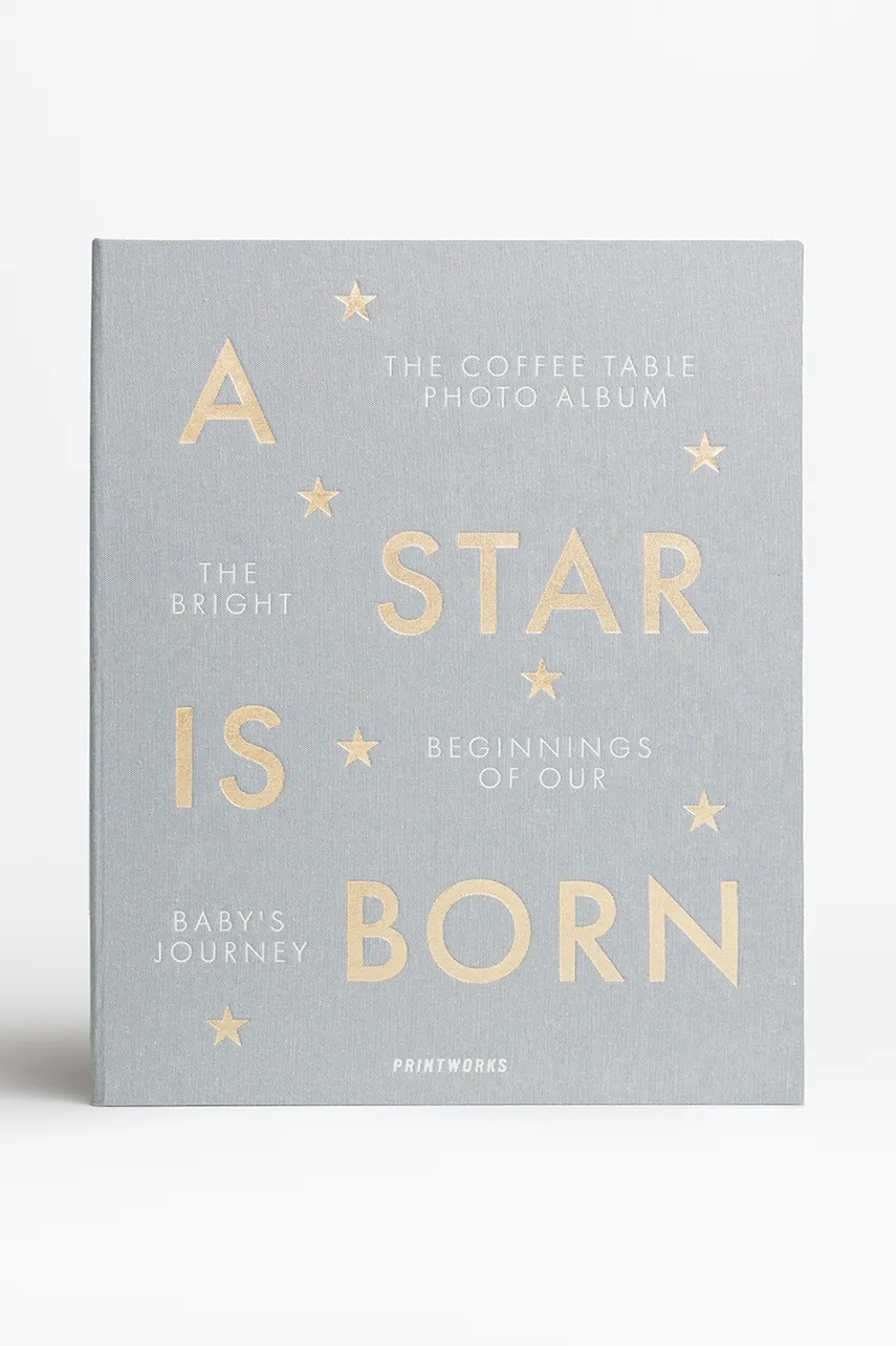 Printworks album foto A Star Is Born culoarea gri