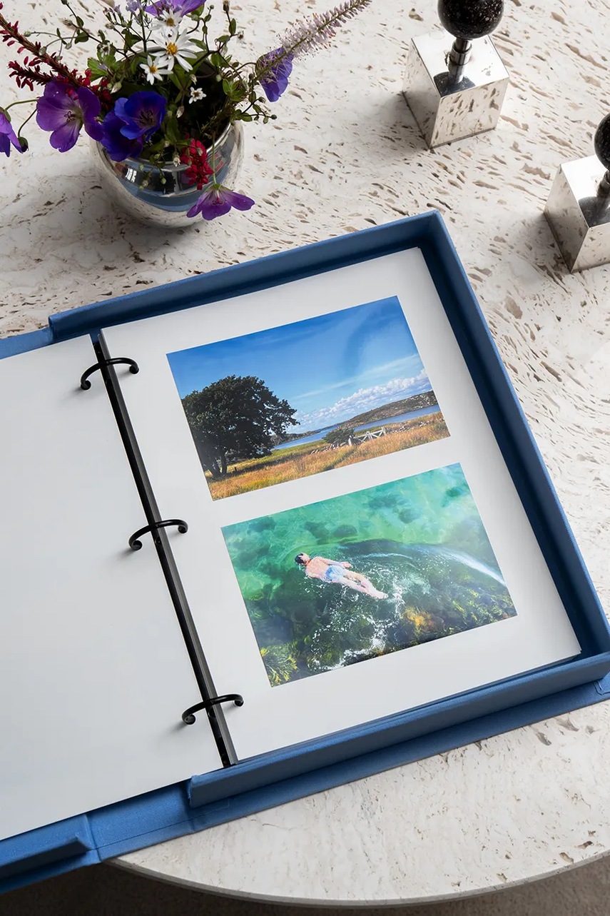 Άλμπουμ φωτογραφιών Printworks Moments That Matters The Most χρώμα: μπλε φωτογραφία