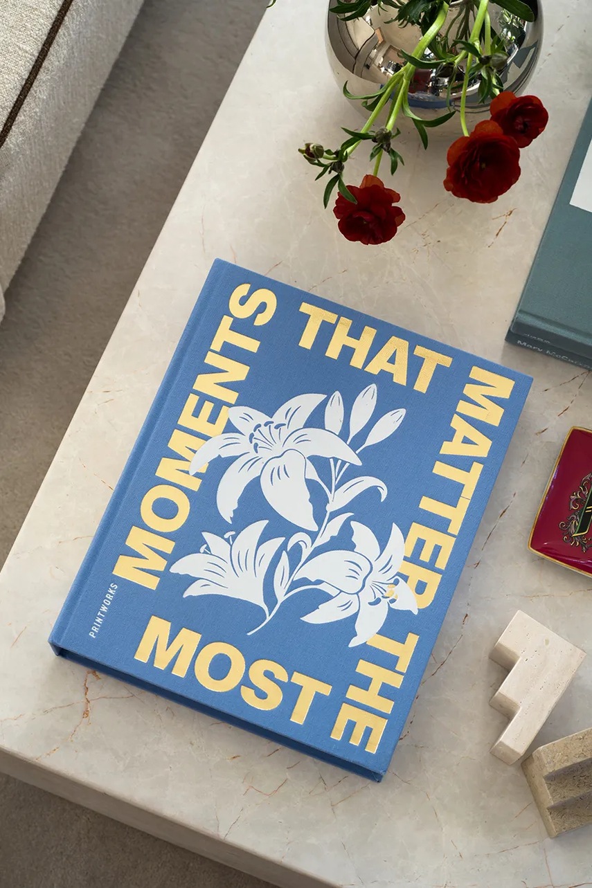 Άλμπουμ φωτογραφιών Printworks Moments That Matters The Most χρώμα: μπλε φωτογραφία