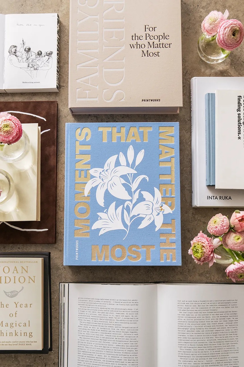 Άλμπουμ φωτογραφιών Printworks Moments That Matters The Most χρώμα: μπλε φωτογραφία