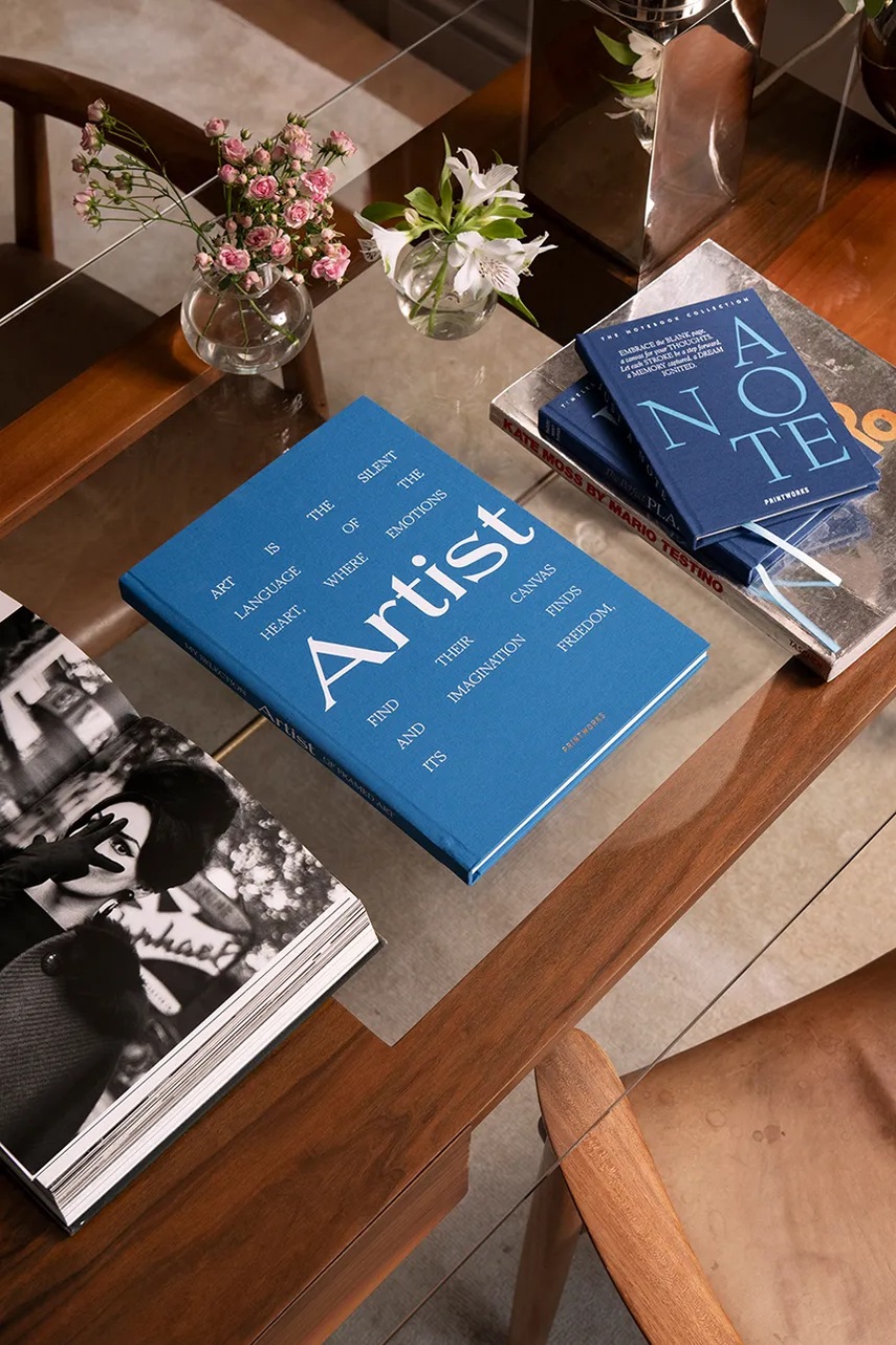 Άλμπουμ για έργα τέχνης Printworks Great Art 25 x 34 cm χρώμα: μπλε φωτογραφία