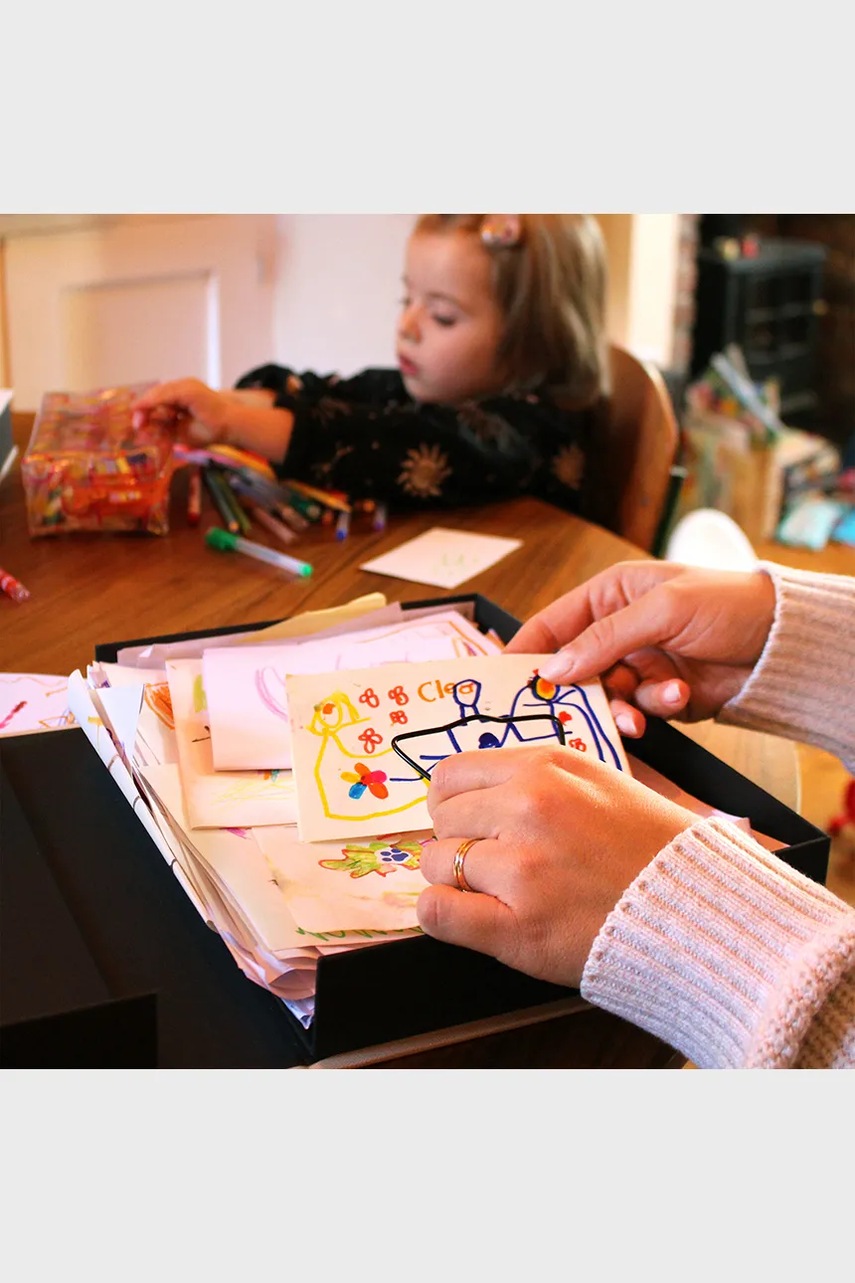 Άλμπουμ για τα έργα τέχνης των παιδιών Luckies of London Big Book for Little Artists 23,6 x 32,8 x 5,5 cm φωτογραφία