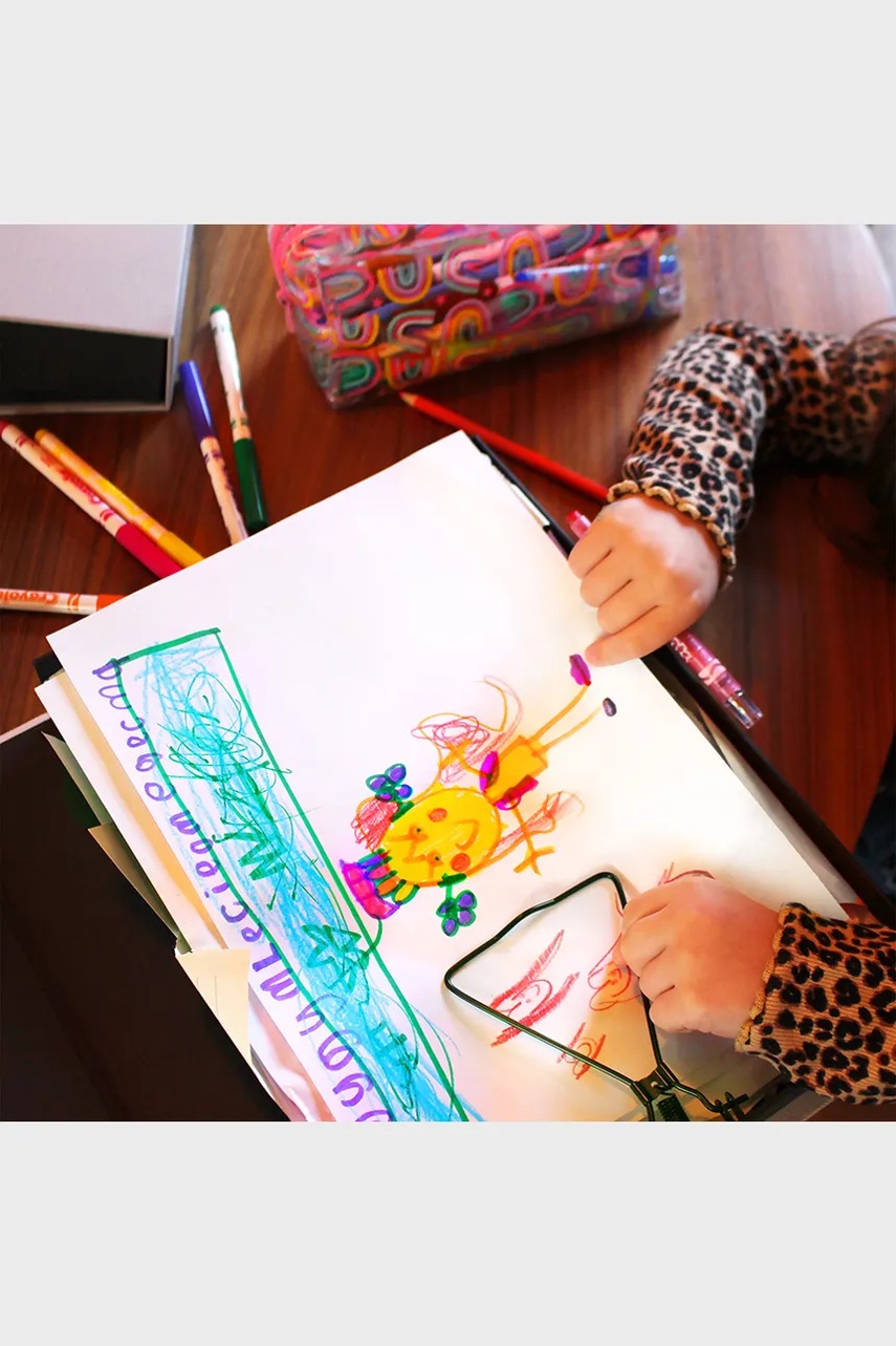 Άλμπουμ για τα έργα τέχνης των παιδιών Luckies of London Big Book for Little Artists 23,6 x 32,8 x 5,5 cm φωτογραφία