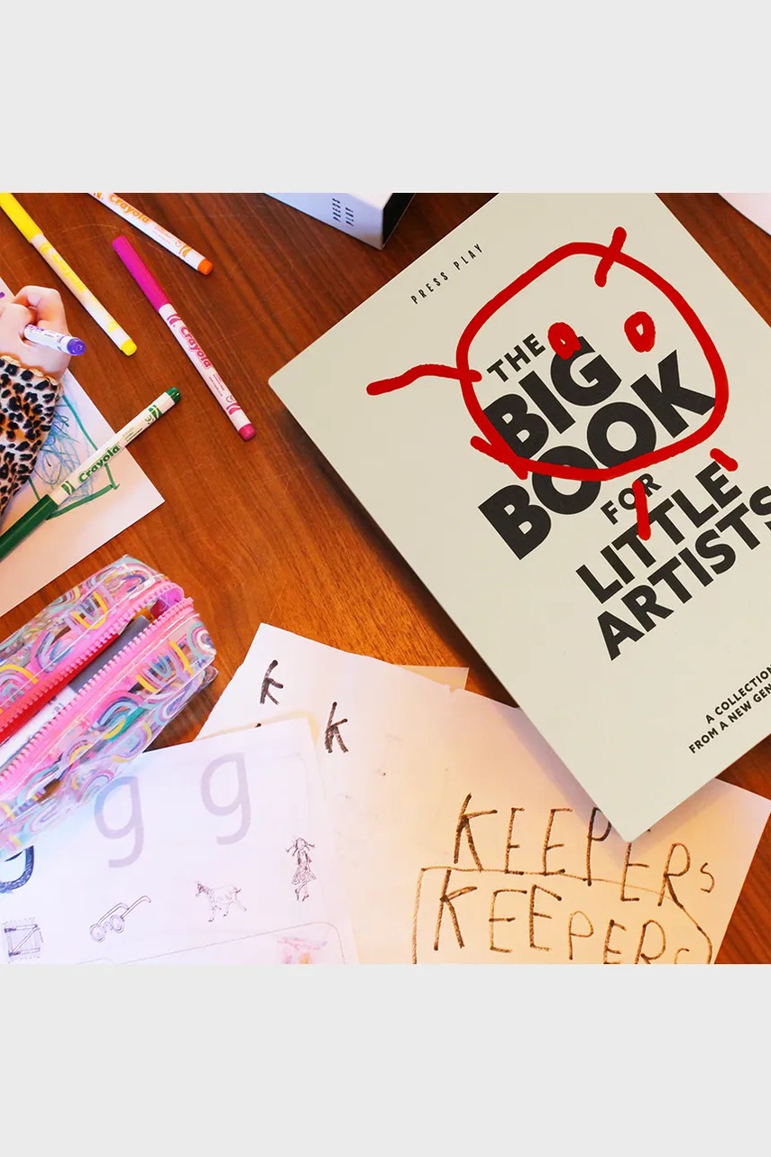 Άλμπουμ για τα έργα τέχνης των παιδιών Luckies of London Big Book for Little Artists 23,6 x 32,8 x 5,5 cm φωτογραφία