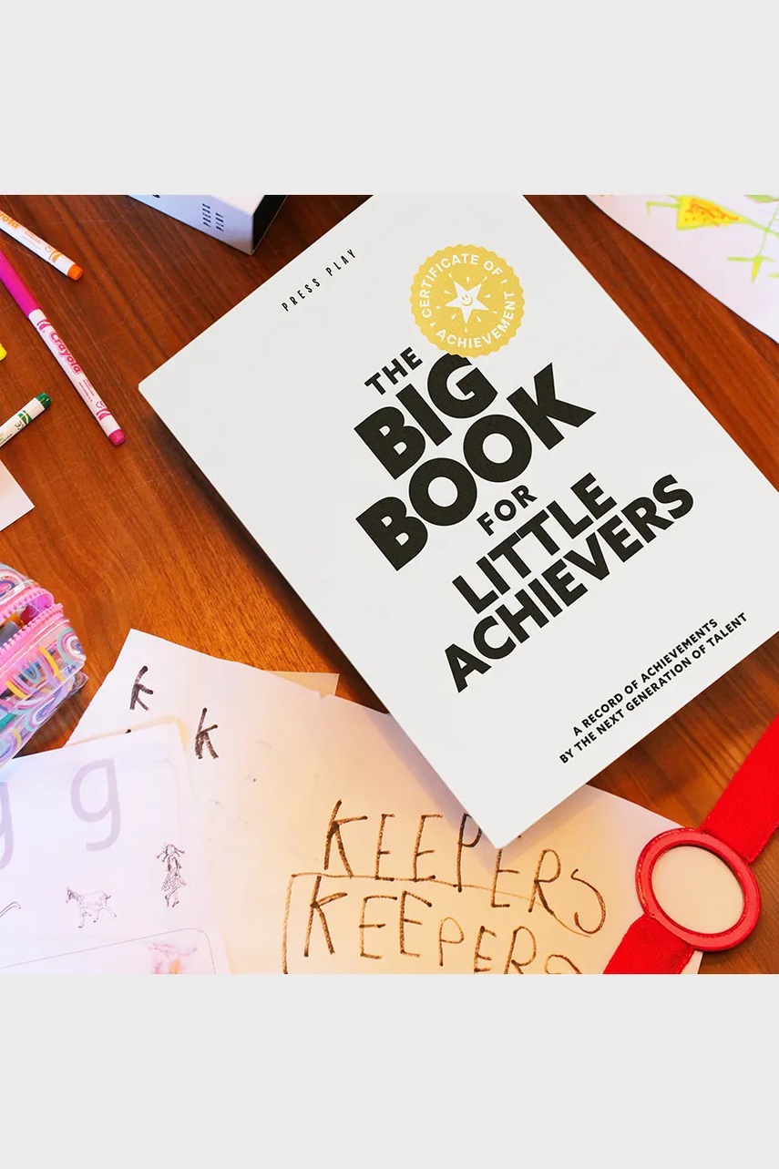 Άλμπουμ για τα πιστοποιητικά των παιδιών Luckies of London Big Book for Little Achievers 23,6 x 32,8 x 5,5 cm χρώμα: γκρι φωτογραφία