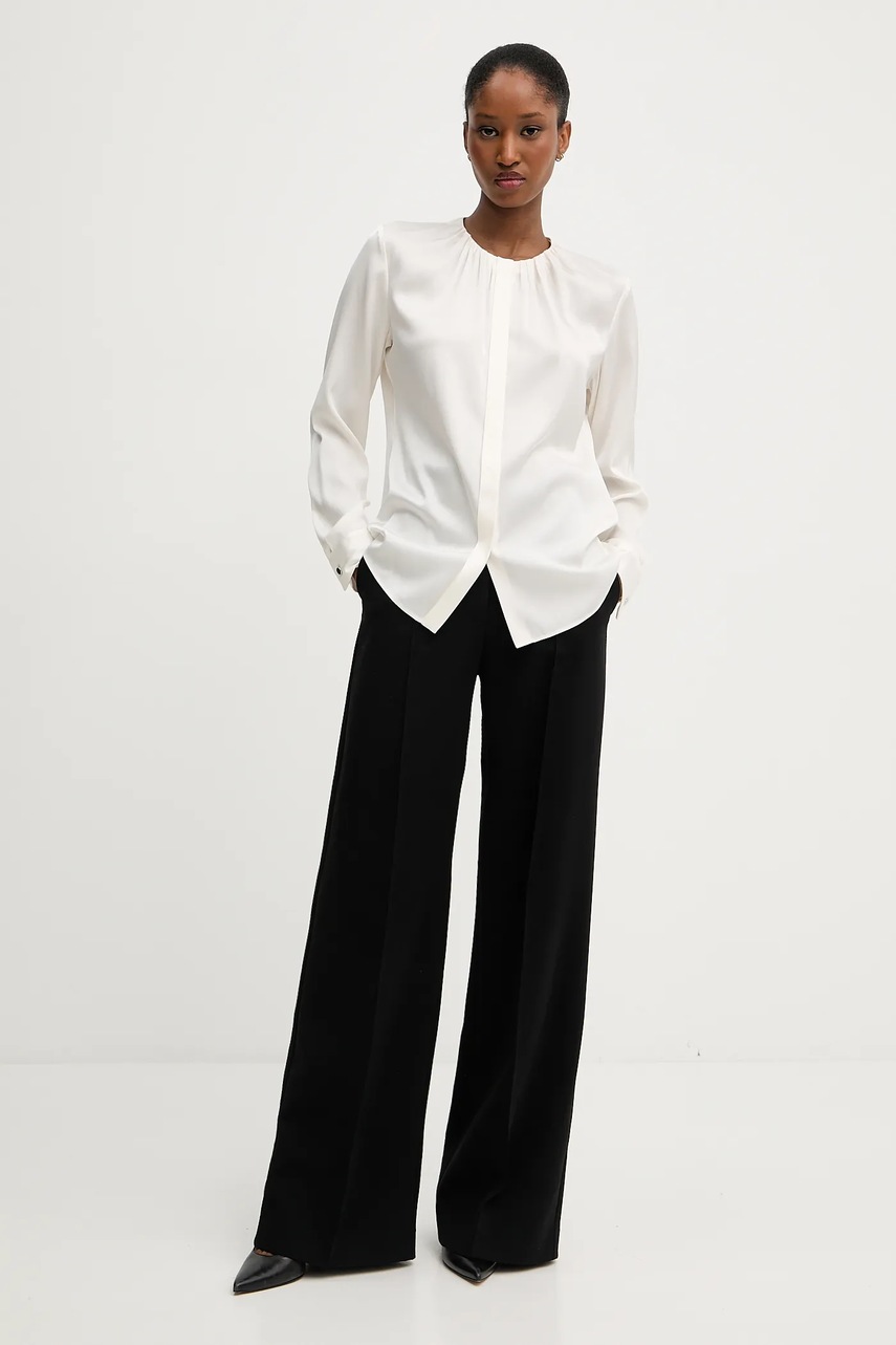 Шелковая рубашка BOSS regular 50538481