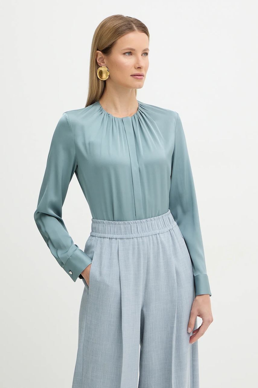 BOSS cămașă de mătase