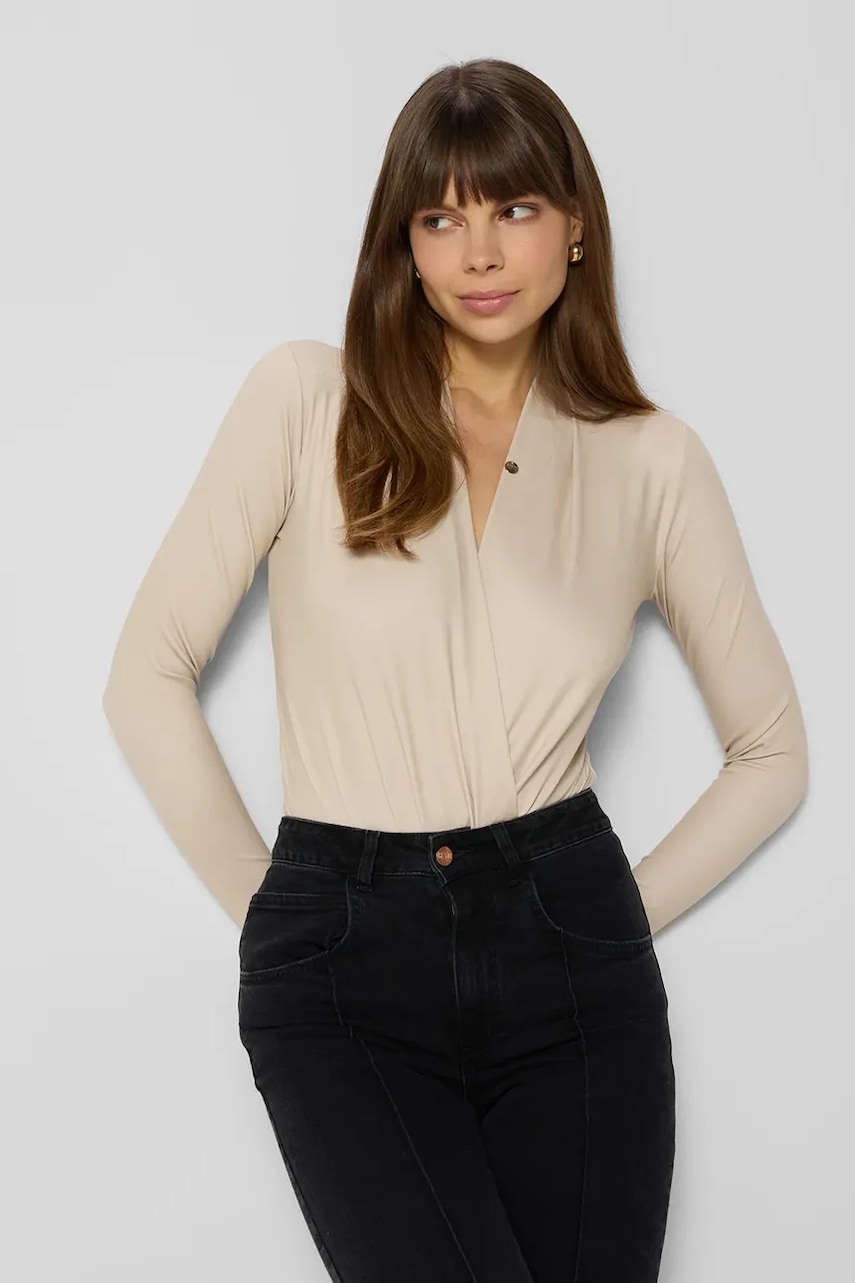 BIZUU κορμάκι γυναικείο LOMMA LOMMA.BEZOWY μπεζ 34,40,38,36