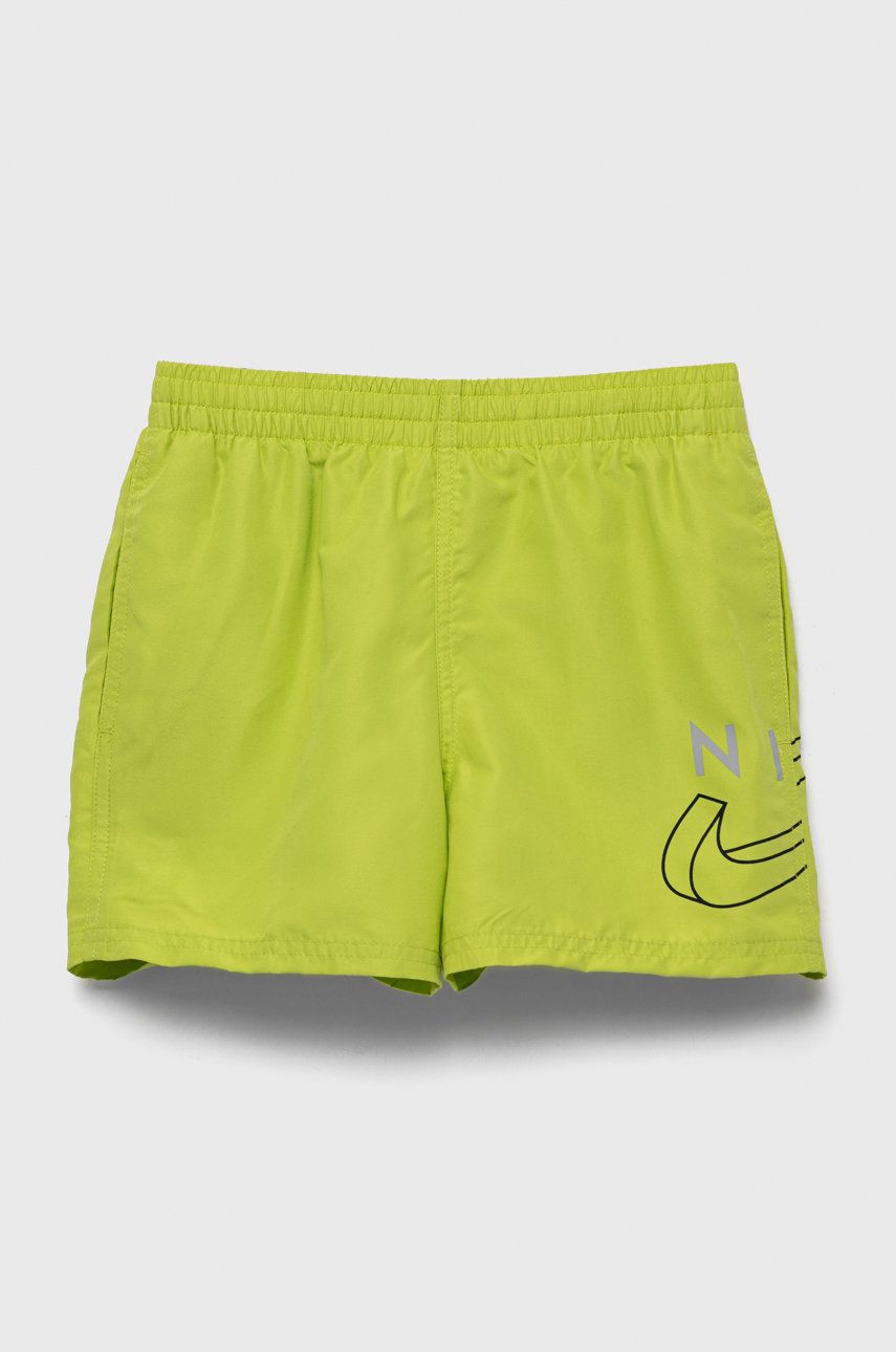 Nike Kids pantaloni scurti de baie copii culoarea verde