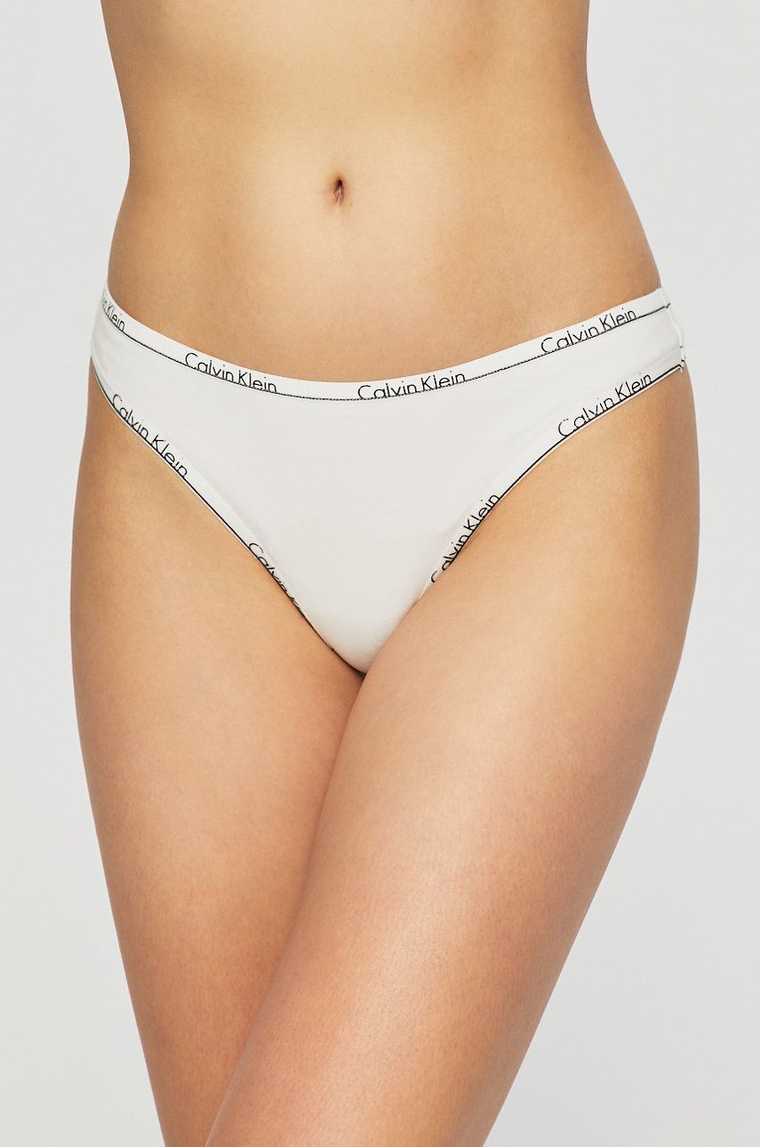 Levně Tanga Calvin Klein Underwear (2-pack) 000QD3626E