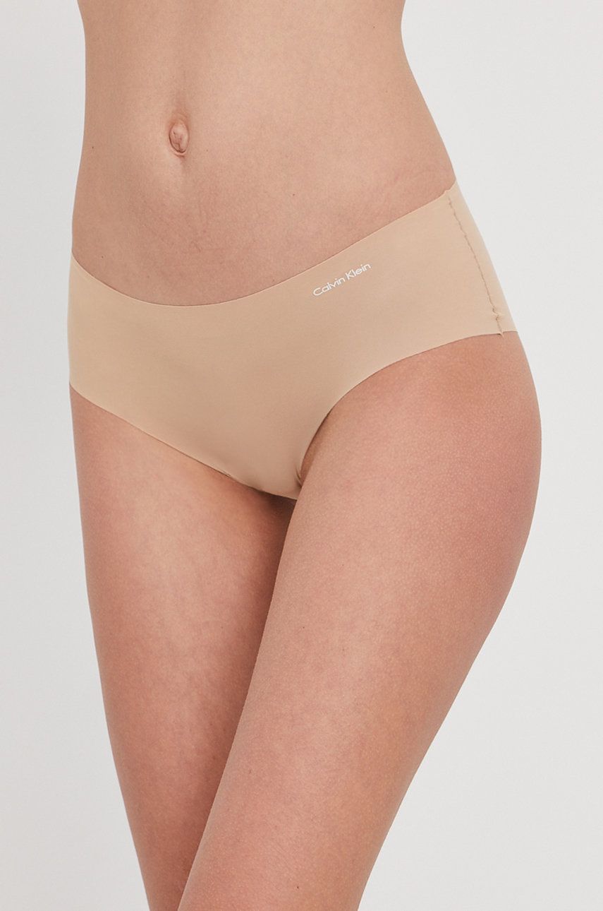 Levně Kalhotky Calvin Klein Underwear béžová barva, 0000D3429E