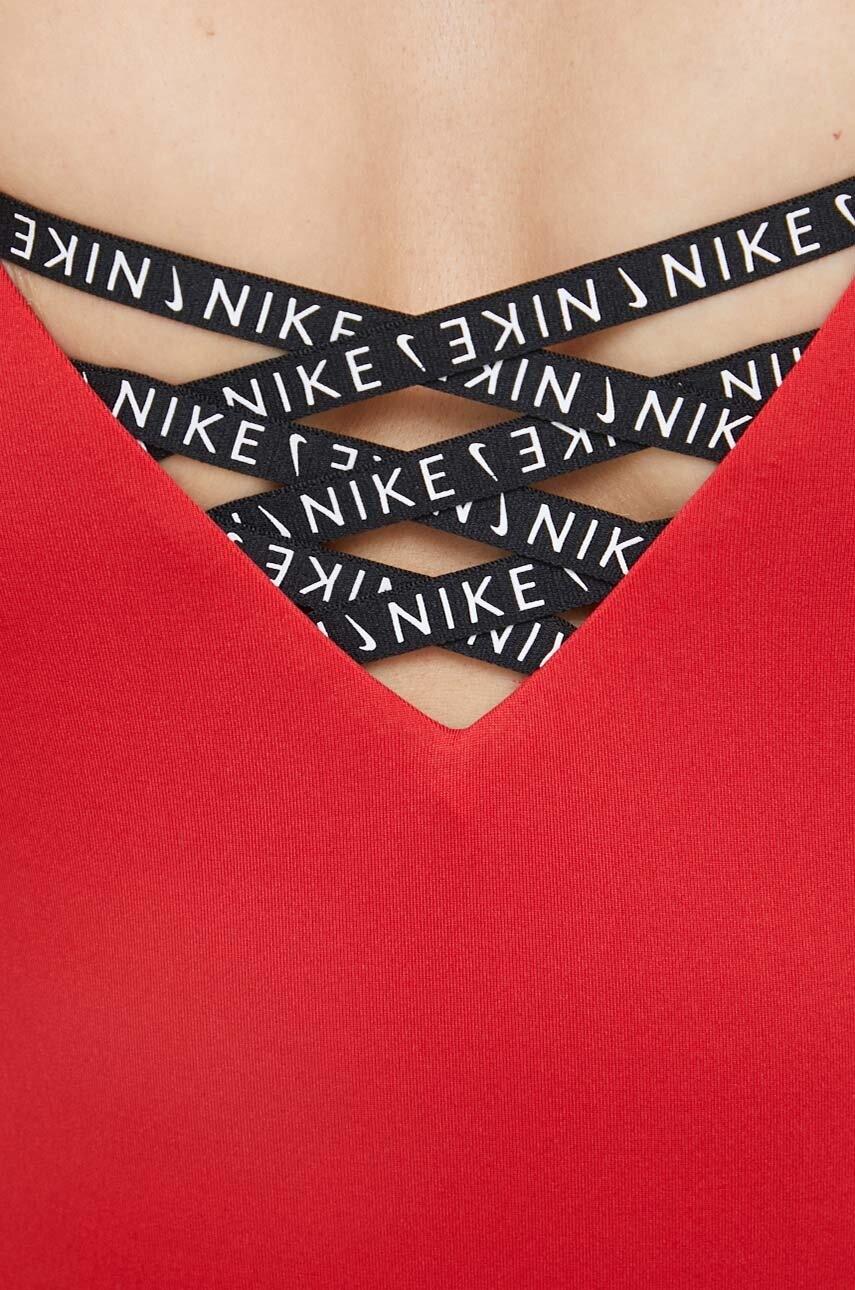 Суцільний купальник Nike колір чорний м`яка чашечка 