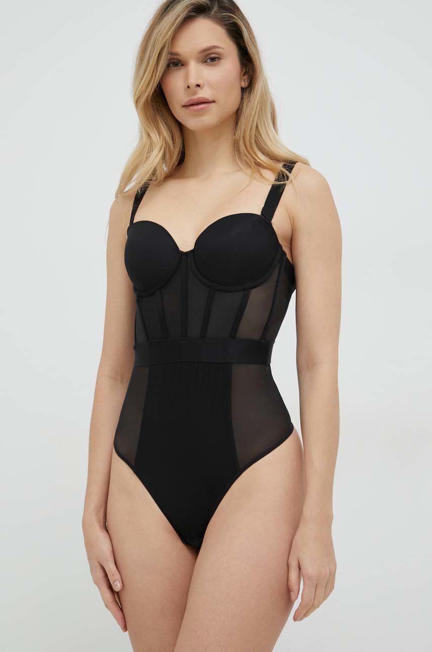 Dkny body kolor czarny gładki DK6008
