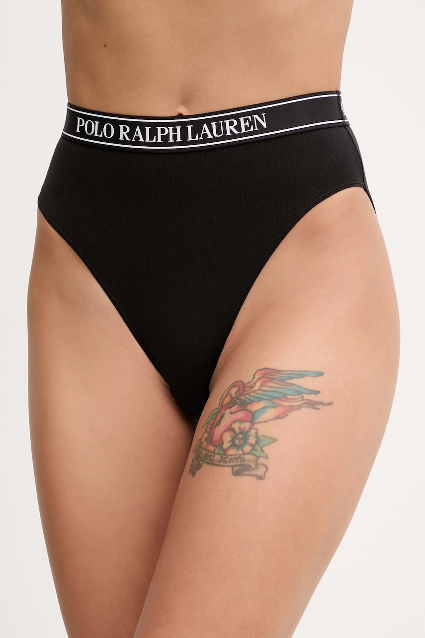

Бикини Polo Ralph Lauren в бяло 4P0484, Черен