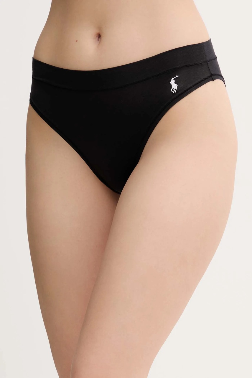 

Бикини Polo Ralph Lauren в черно 4P0496, Черен