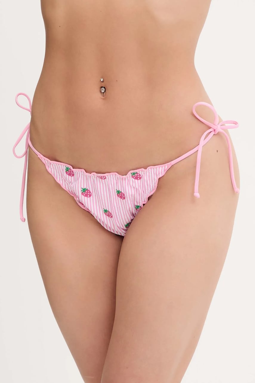 MC2 Saint Barth bikini brazilieni culoarea roz, MIA002
