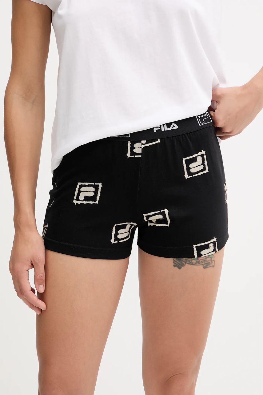 Хлопковая пижама Fila цвет белый хлопковая FPS4208