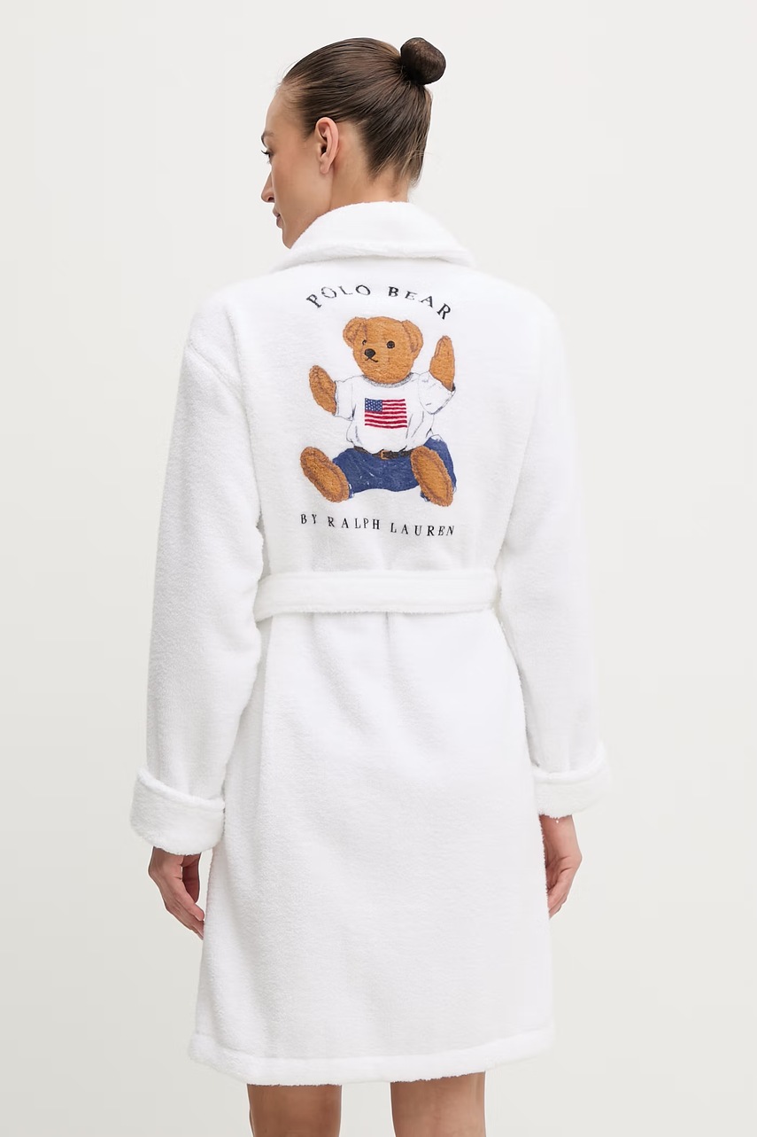 Polo Ralph Lauren halat de baie din pânză terry de damă din bumbac