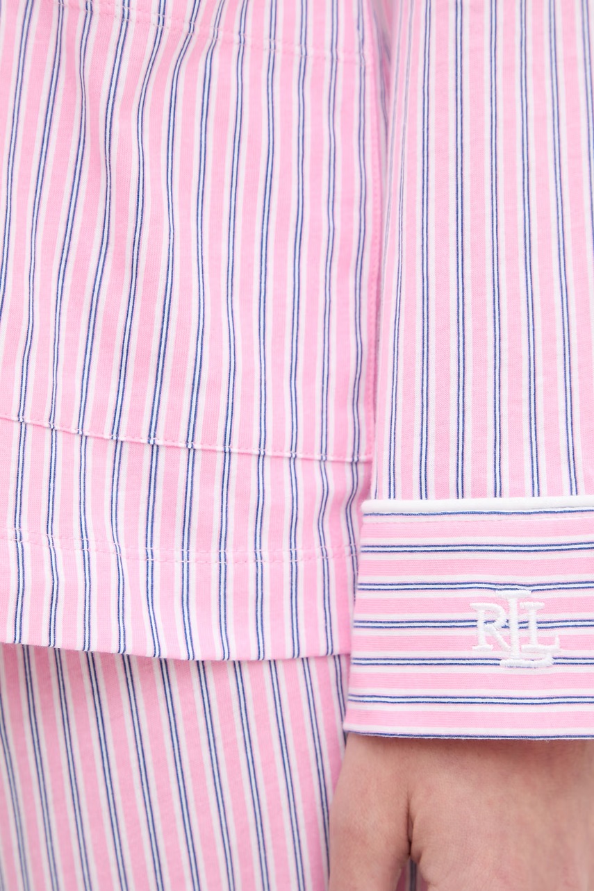 Bavlněné pyžamo Lauren Ralph Lauren (obrázek 6)