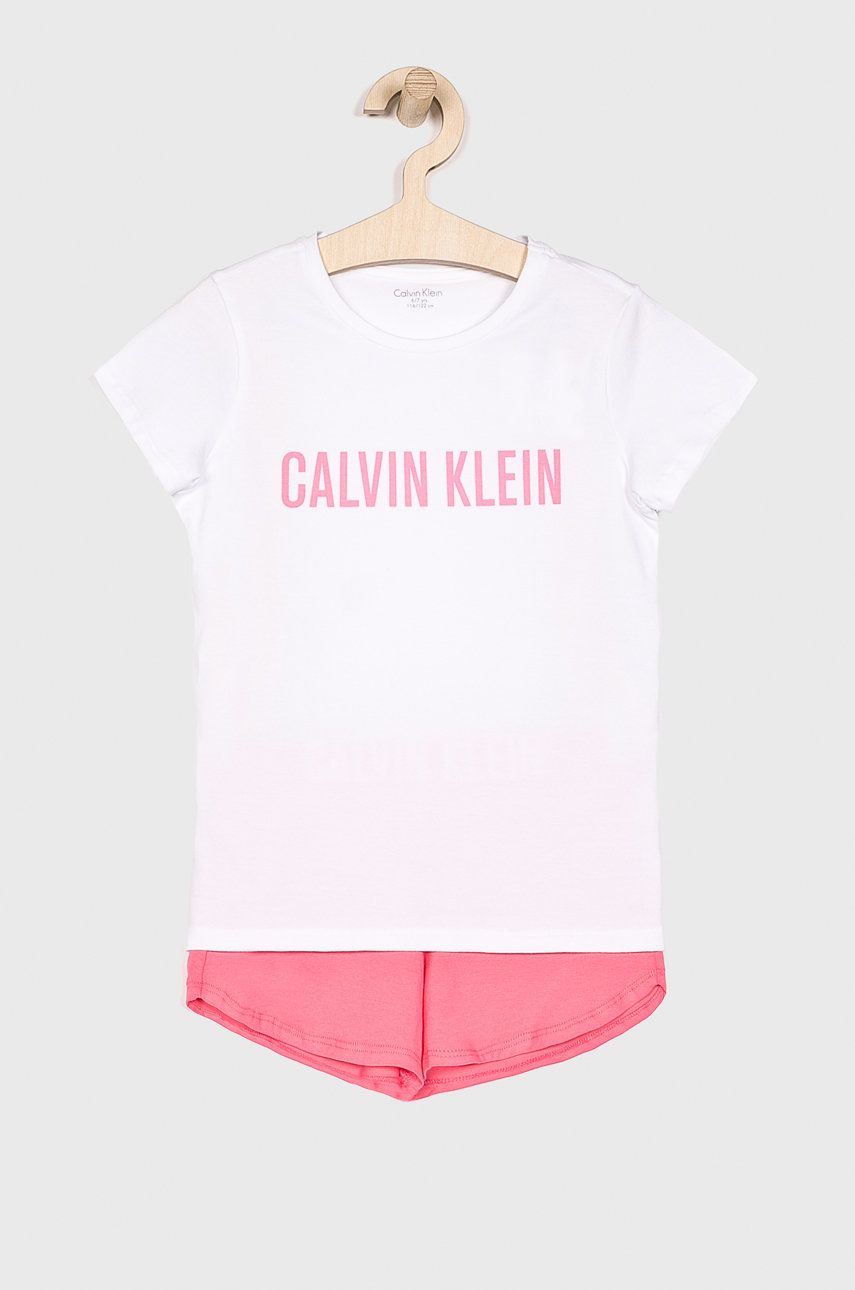 Calvin Klein Underwear - Dětské pyžamo 104-176 cm - růžová - Hlavní materiál: 95% Bavlna