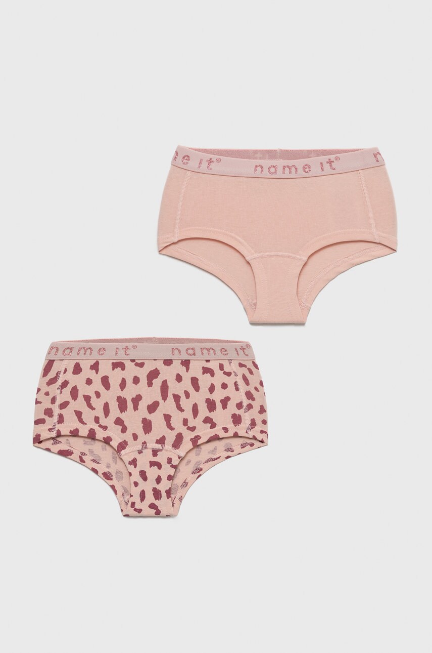 Name It chiloti copii (2-pack) culoarea roz