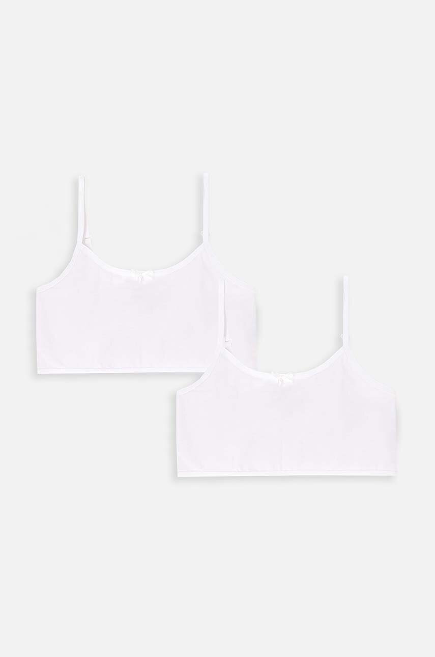 

Детски сутиен Coccodrillo (2 броя) в бяло BASIC UNDERWEAR, Бял