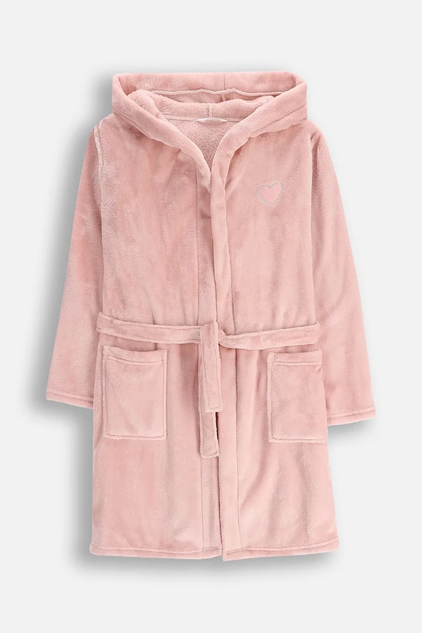 Levně Dětský župan Coccodrillo růžová barva, BATHROBE