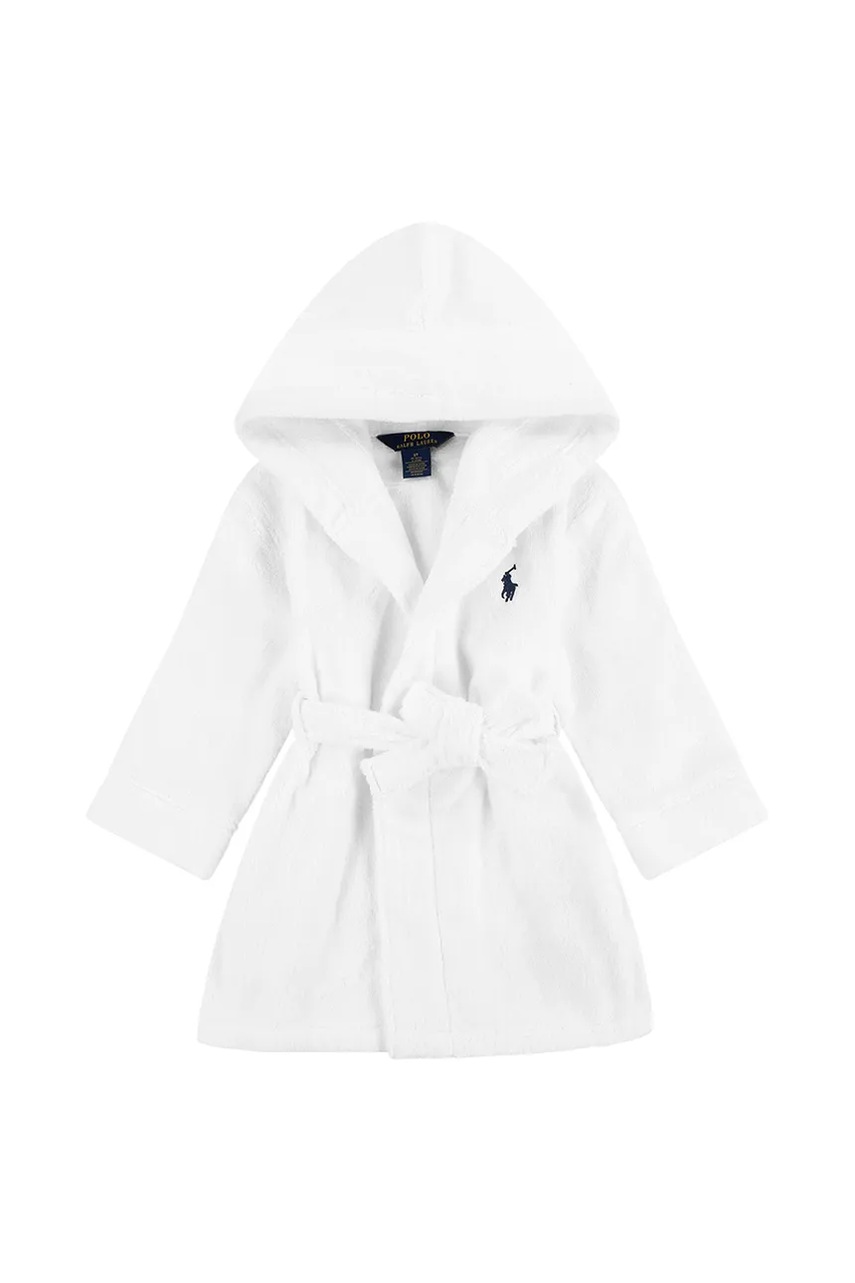 Levně Dětský bavlněný župan Polo Ralph Lauren bílá barva, 7P0188