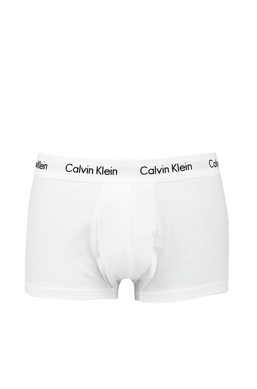 Levně Boxerky Calvin Klein Underwear 3-pack pánské, bílá barva, 0000U2664G