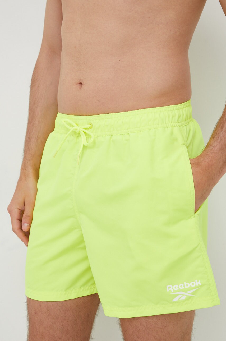 Reebok pantaloni scurti de baie 71002. culoarea galben