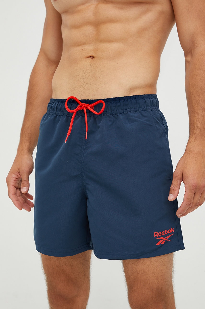 Reebok pantaloni scurți de baie 71002. culoarea albastru marin