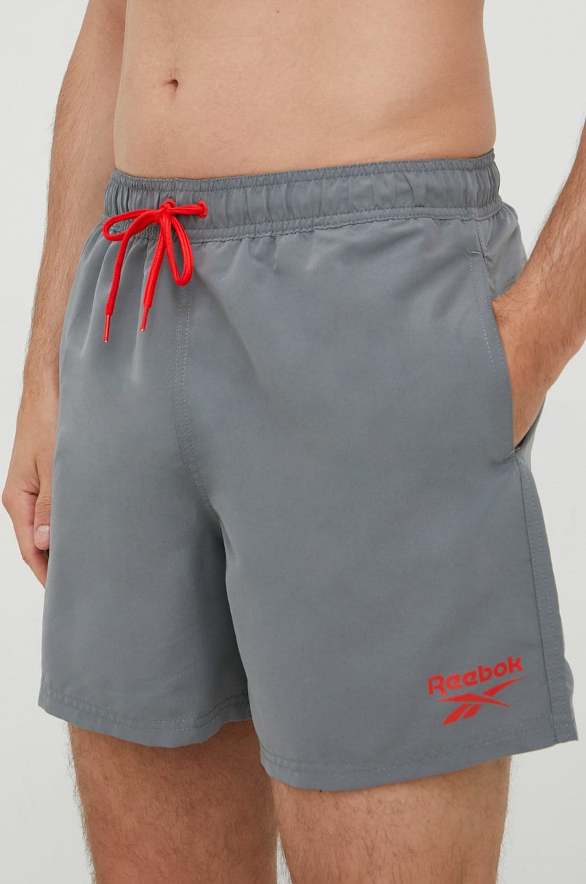Reebok pantaloni scurti de baie 71002. culoarea gri