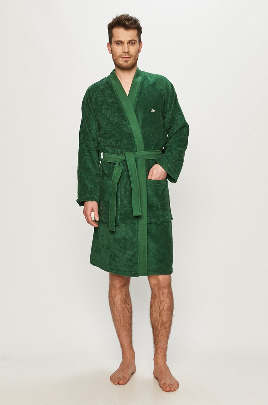 

Халат Lacoste цвет зелёный