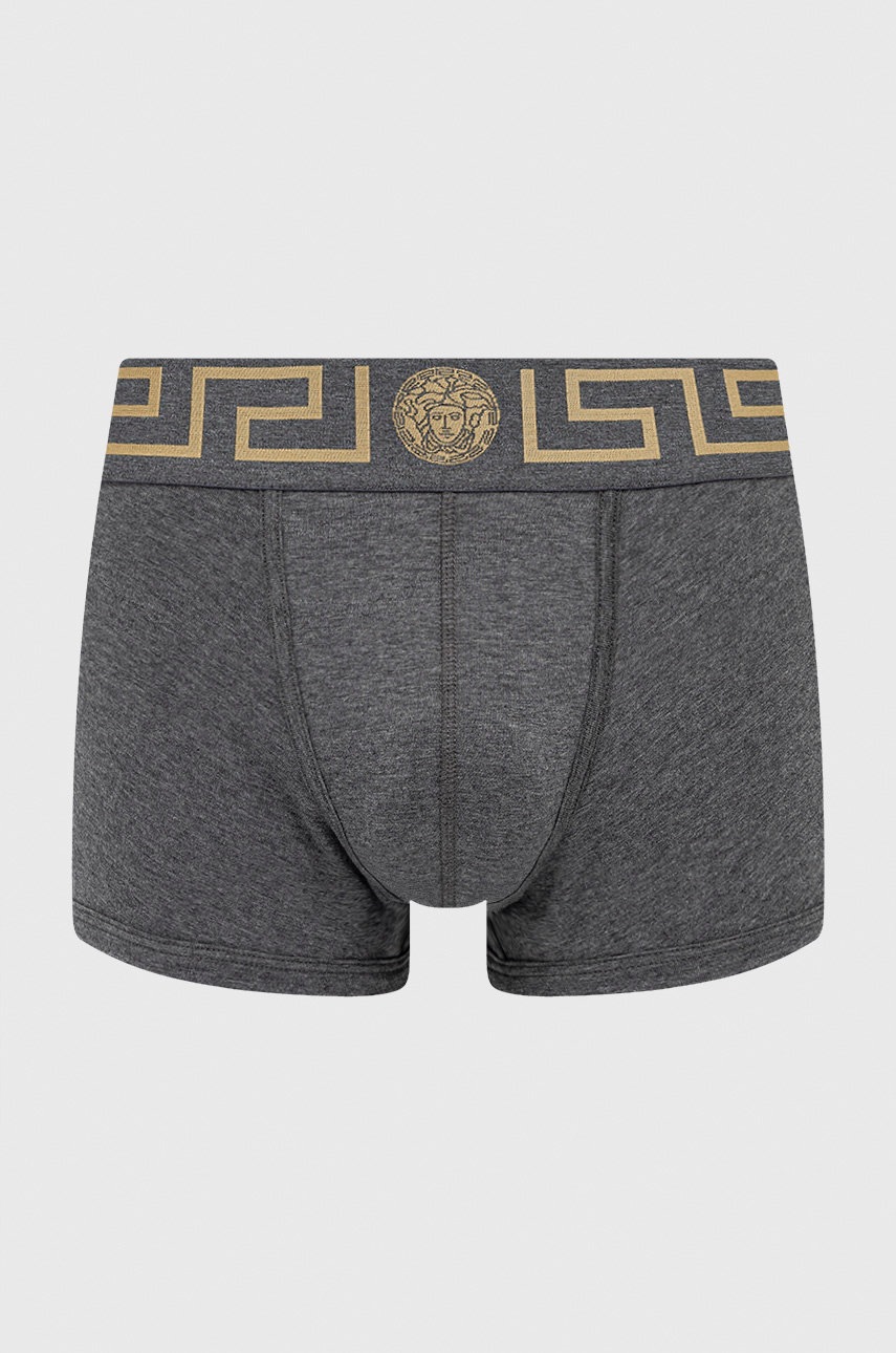 Versace boxeri bărbați, culoarea gri