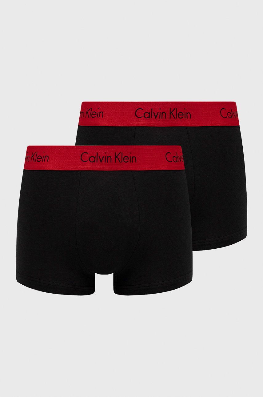 Levně Boxerky Calvin Klein Underwear pánské, černá barva, 000NB1463A