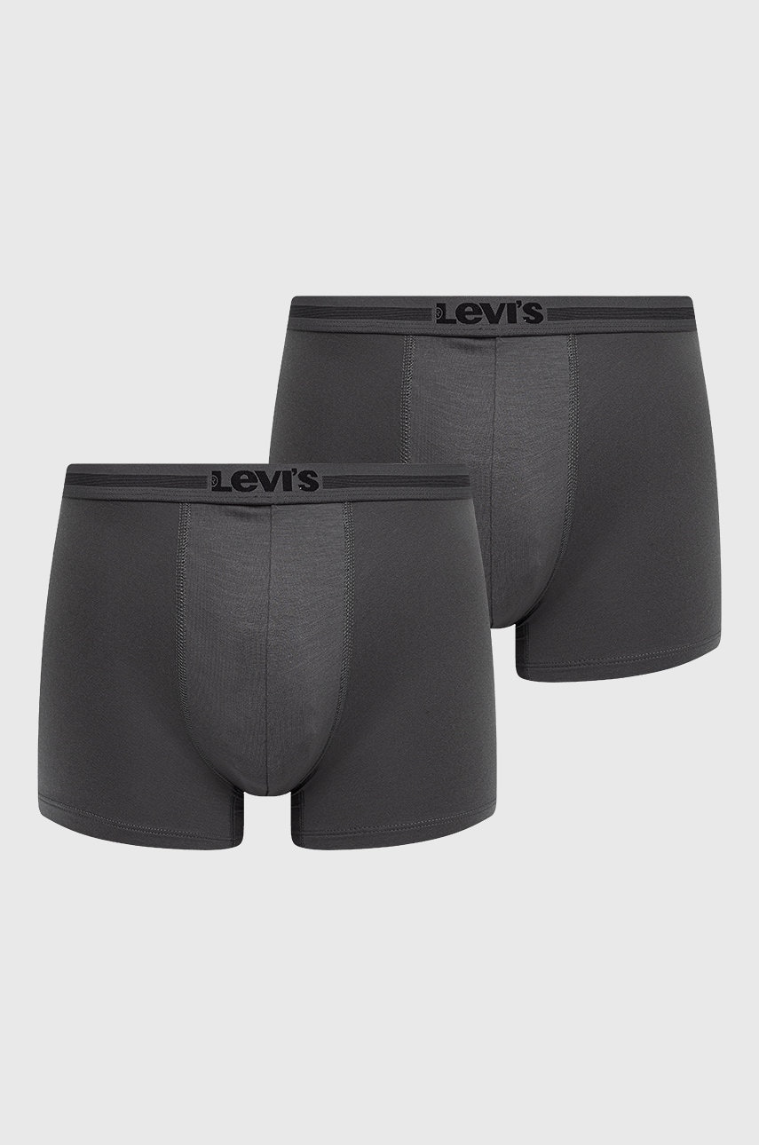 Levi's Boxeri (2-pack) Barbati, Culoarea Gri