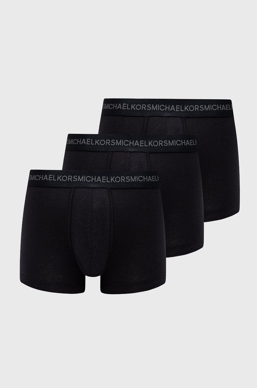 Michael Michael Kors Boxeri (3-pack) Barbati, Culoarea Negru