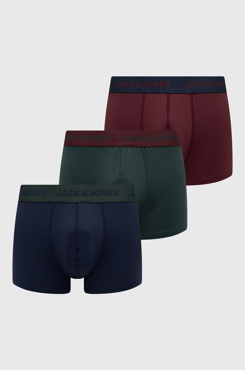 Jack & jones boxeri (3-pack) barbati, culoarea violet